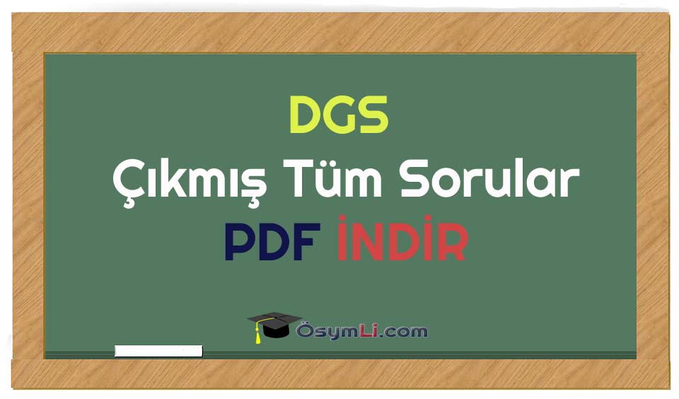 dgsçıkmıştümsorular