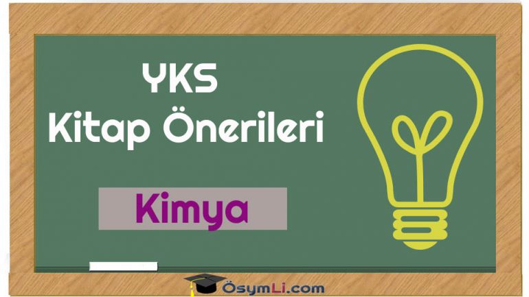 2020 YKS Kimya Kitap Önerileri | TYT Kimya Kitap Tavsiyesi | AYT Kimya Kitap Tavsiyesi