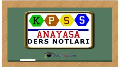KPSS Anayasa Ders Notları Özet Şeklinde PDF İndir