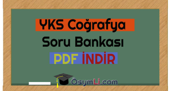 2026 YKS Coğrafya Soru Bankası İNDİR