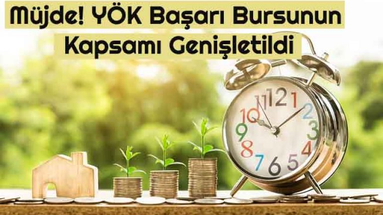Müjde! YÖK Başarı Bursunun Kapsamı Genişletildi