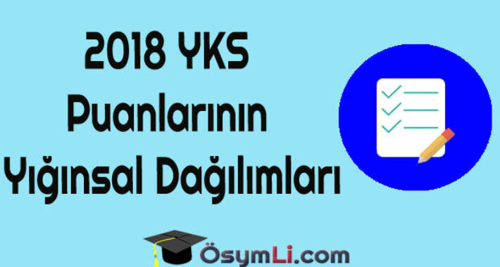 2018 YKS Puanlarının Yığınsal Dağılımları-Tablo Halinde
