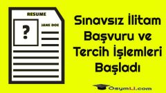 2019 İlahiyat Lisans Tamamlama Başvuru ve Tercih İşlemleri Başladı