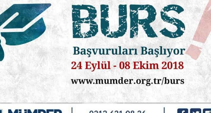 MÜMDER Burs Başvuruları başladı