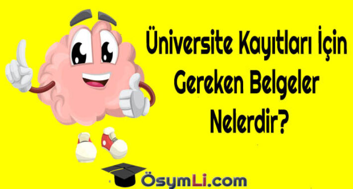 Üniversite Kayıtları İçin Gereken Belgeler Nelerdir?