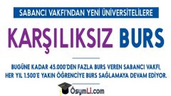 Sabancı Vakfı Burs Başvuruları Başladı, Şartları Neler?