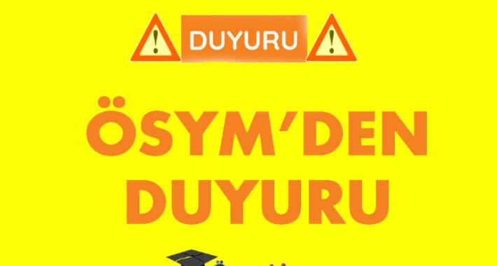 ÖSYM’den KPSS Önlisans Adaylarına Duyuru