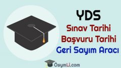 2019 YDS Sınav Tarihleri, YDS Başvuru Tarihi, YDS Geri Sayım Aracı