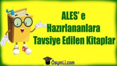 2025 ALES’e Hazırlananlara Tavsiye Edilen Kitaplar