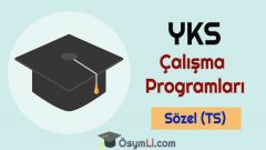 2026 YKS-TYT Sözel (TS) Çalışma Programı İndir