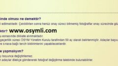 ÖSYM Fotoğraf Süresi Dolması Durumunda Ne Yapmalıyım?
