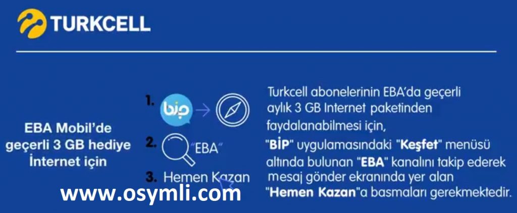 turkcell-eba-hediye-internet-kampanyası-nasil-yapilir
