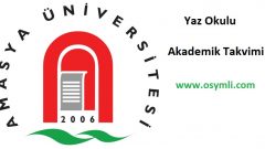 2023 Yılı Amasya Üniversitesi Yaz Okulu Duyurusu