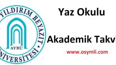 2023 Ankara Yıldırım Beyazıt Üniversitesi Yaz Okulu