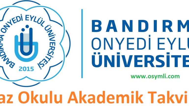 2021 Bandırma Onyedi Eylül Yaz Okulu Duyurusu