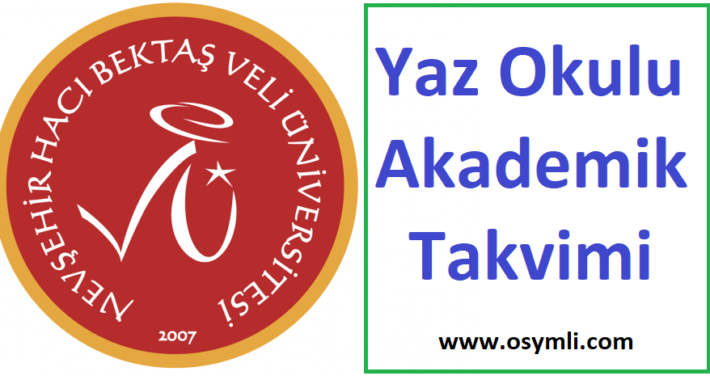 2024 Nevşehir Hacı Bektaş Veli Üniversitesi Yaz Okulu Duyurusu