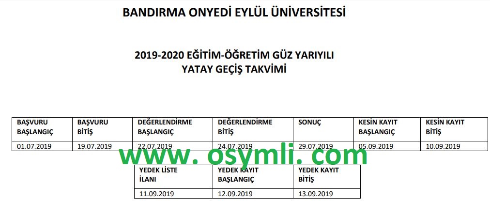 2020-bandırma-17-eylül-üniversitesi-yatay-gecis-tarihleri