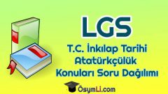 2026 LGS T.C. İnkılap Tarihi ve Atatürkçülük Konuları