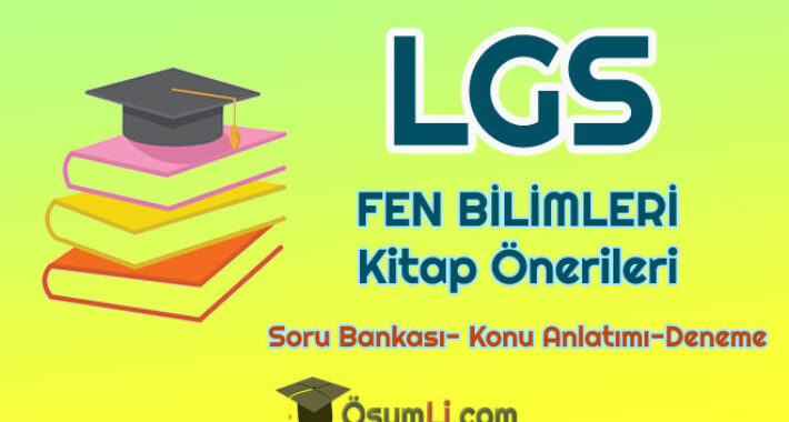 8.Sınıf Fen Bilimleri LGS Kitap Önerileri 2026