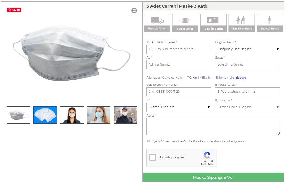eptt_avm_ucretsiz_maske_siparişi ver