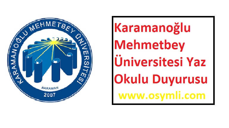 2020 Karamanoğlu Mehmetbey Üniversitesi Yaz Okulu