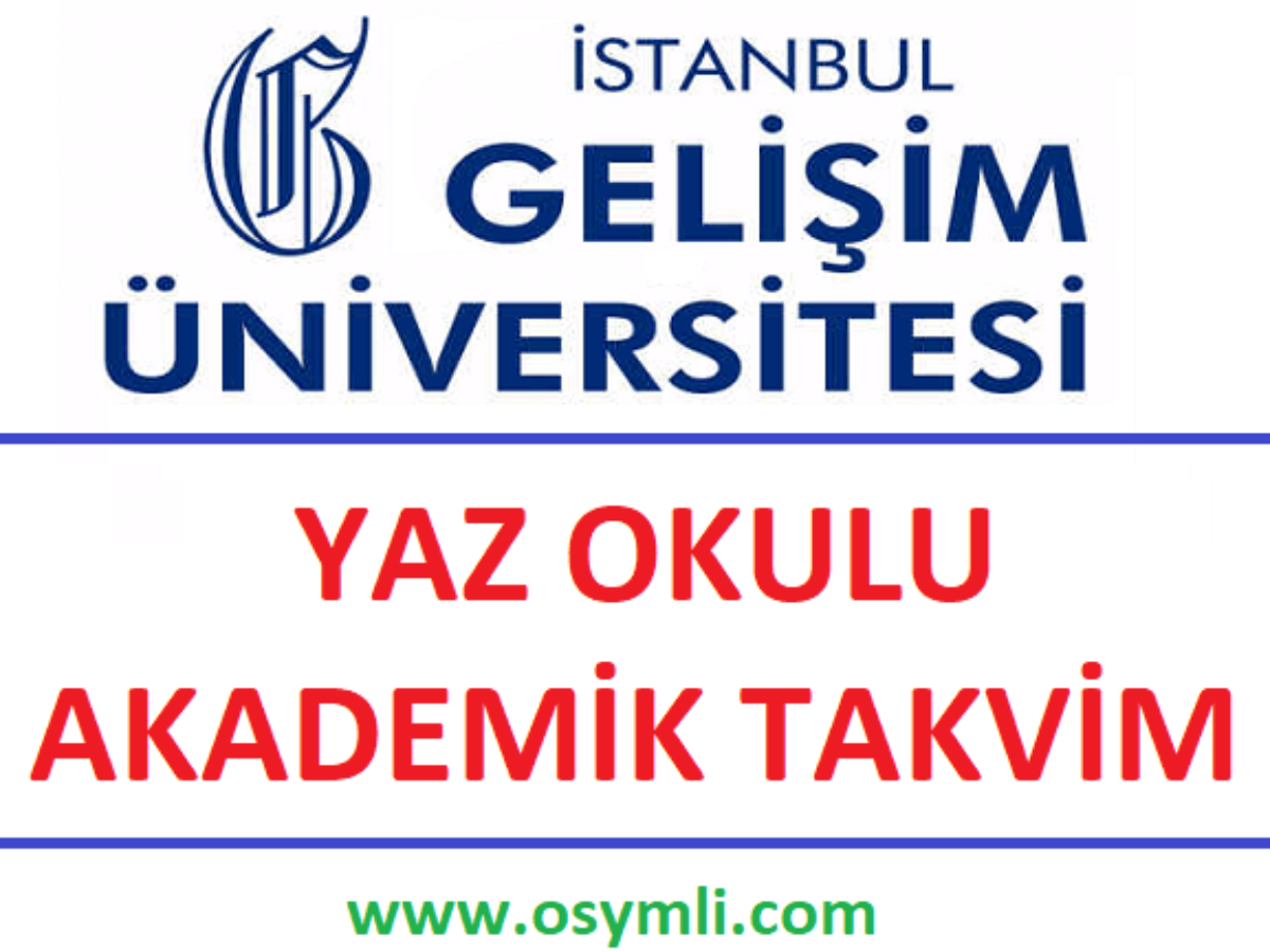 2021 istanbul gelisim universitesi yaz okulu osymli com