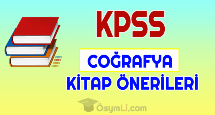 2026 KPSS Coğrafya Kitap Önerileri