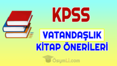 2026 KPSS Vatandaşlık Kitap Önerileri