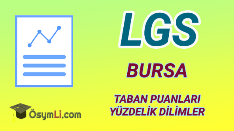 2024 LGS Bursa Lise Yüzdelik Dilimleri ve Taban Puanları (MEB)