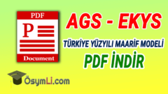 Türkiye Yüzyılı Maarif Modeli PDF İndir (AGS – EKYS)
