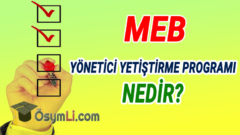 MEB Yönetici Yetiştirme Programı Nedir? Kimler Başvurabilir?