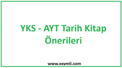 2027 YKS – AYT Tarih Kitap Önerileri